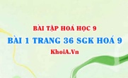 Bài 1 trang 36 SGK Hoá 9: Muối Natri Clorua NaCl và Muối Kali Nitrat KNO3